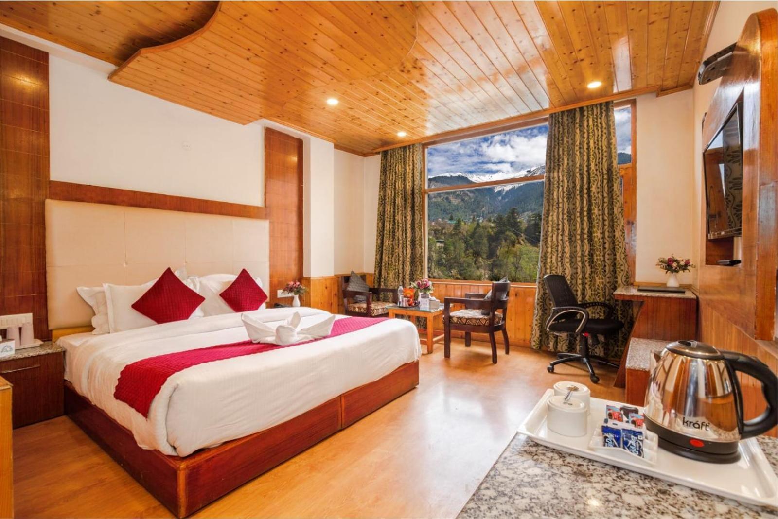 Готель Sarthak Regency By M K Hospitality,Rangri, Manali,Hp,Just 1 Kms From Volvo Parking Екстер'єр фото